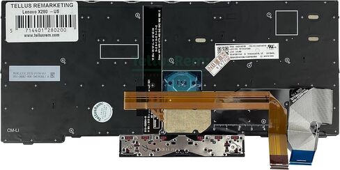 لوحة مفاتيح بديلة بإضاءة خلفية أمريكية لجهاز Lenovo Thinkpad X280 X390 X395 in Kuwait