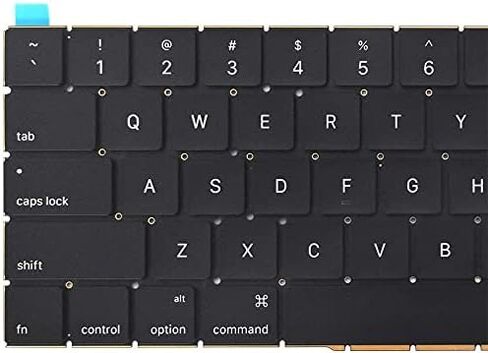 استبدال تخطيط الولايات المتحدة للوحة المفاتيح Willhom لشاشة MacBook Pro Retina (شريط اللمس) أواخر 2016-منتصف 2017 13 بوصة A1706 15 بوصة A1707 in Saudi Arabia