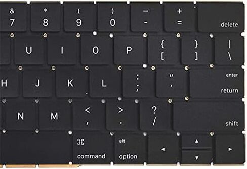 استبدال تخطيط الولايات المتحدة للوحة المفاتيح Willhom لشاشة MacBook Pro Retina (شريط اللمس) أواخر 2016-منتصف 2017 13 بوصة A1706 15 بوصة A1707 in Saudi Arabia