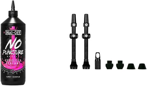 Muc Off مانع للتسرب بدون متاعب للثقب - مانع تسرب متطور لإطارات الدراجة مع صبغة تتبع للأشعة فوق البنفسجية التي تغلق الشقوق والثقوب حتى 6 مم in Kuwait