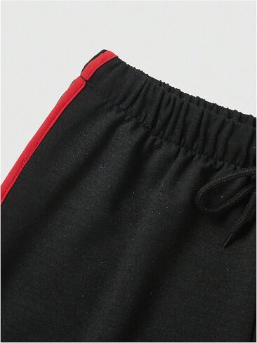 SweatyRocks Women's Cute Strawberry Embroidery Elastic Waist Workout Dolphin Shorts in Saudi Arabia