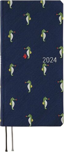 Hobonichi Techo Weeks [Japanese/Weekly Monthly Planner/Tall and Slim Size/Apr 2024 Start] Bow & Tie: Cats & Me in Saudi Arabia