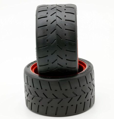 1/8 Gripper 54/100 Belted Mounted Rear Tires/Wheels 17mm (2) Arrma Felony/Infraction/Limiitless (Gold) in Saudi Arabia