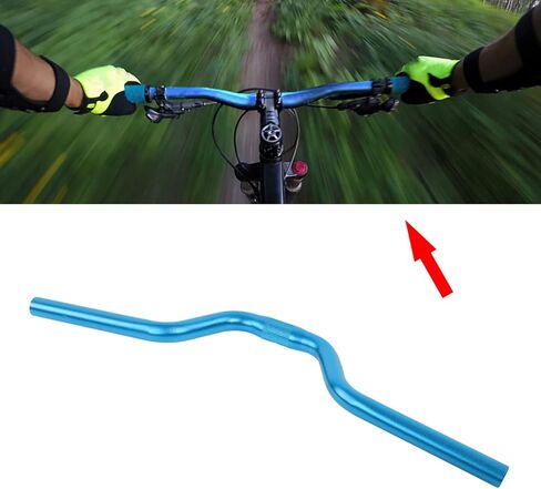 مقود الطريق MTB مقود تروس ثابت مريح M قضيب رفع من سبائك الألومنيوم (أسود) in Saudi Arabia