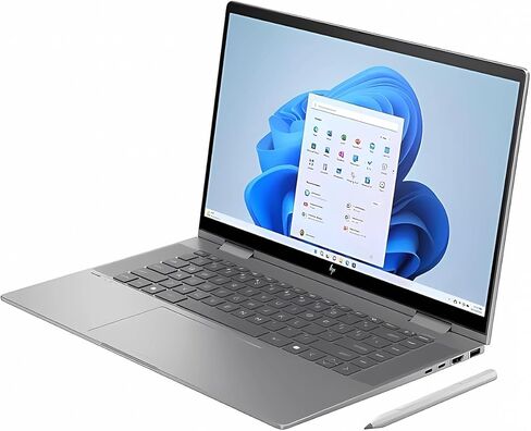 كمبيوتر محمول HP Envy x360 2 في 1، شاشة لمس 15.6 بوصة FHD IPS، منصة Evo 8-Cores Ultra 7 155U، ذاكرة وصول عشوائي 32 جيجابايت، 1 تيرابايت PCIe 4.0، لوحة مفاتيح بإضاءة خلفية، WiFi 6E، كاميرا ويب، TB 4، قارئ بطاقة SD، قلم ستايلس، بي دي جي اتش دي ام اي، ويندوز in Saudi Arabia