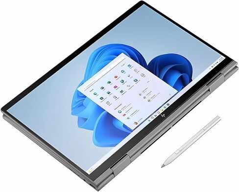 كمبيوتر محمول HP Envy x360 2 في 1، شاشة لمس 15.6 بوصة FHD IPS، منصة Evo 8-Cores Ultra 7 155U، ذاكرة وصول عشوائي 32 جيجابايت، 1 تيرابايت PCIe 4.0، لوحة مفاتيح بإضاءة خلفية، WiFi 6E، كاميرا ويب، TB 4، قارئ بطاقة SD، قلم ستايلس، بي دي جي اتش دي ام اي، ويندوز in Saudi Arabia