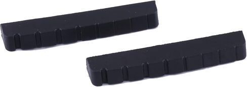 ميتالور 8 سلسلة صامولة جيتار جرافيت صامولة علوية مشقوقة مسبقًا للجيتار الكهربائي أو الجيتار الصوتي أسود 54 × 9 × 6 مم مجموعة من قطعتين باللون الأسود. in Kuwait