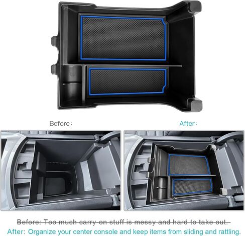 صينية تنظيم وحدة التحكم المركزية CDEFG لـ 2020-2023 2024 Edge متوافقة مع 2020-2023 2024 Ford Edge منظم وحدة التحكم الوسطى صندوق تخزين مسند الذراع 2023 2024 ملحقات الحافة (زخرفة سوداء) in Saudi Arabia