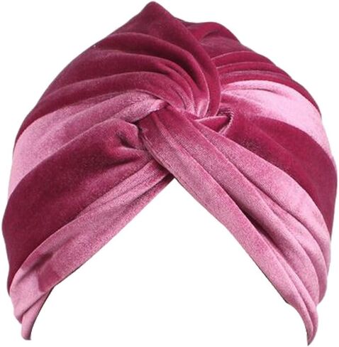 Decou Bright Color Twist Pleasted Hair Wrap StrecthTurban Cap Hat in Saudi Arabia