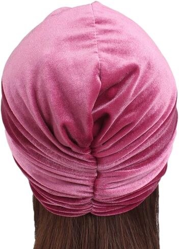 Decou Bright Color Twist Pleasted Hair Wrap StrecthTurban Cap Hat in Saudi Arabia