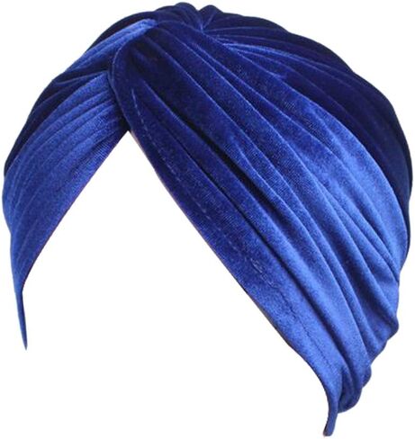 Decou Bright Color Twist Pleasted Hair Wrap StrecthTurban Cap Hat in Saudi Arabia
