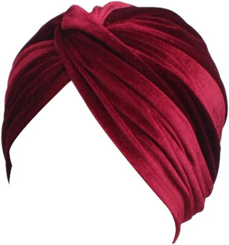 Decou Bright Color Twist Pleasted Hair Wrap StrecthTurban Cap Hat in Saudi Arabia