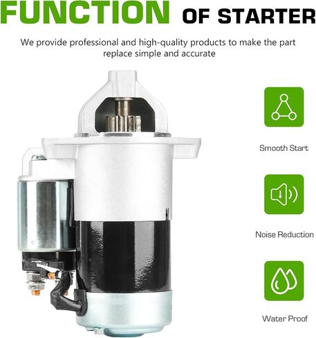 Starter Compatible with Hyundai Elantra 1996-2006 Tiburon 1997-2006 Tucson 2005-2009 KIA Spectra 2004-2006 410-40044 410-40013 36100-23100 36100-23150 36100-23160 in Saudi Arabia