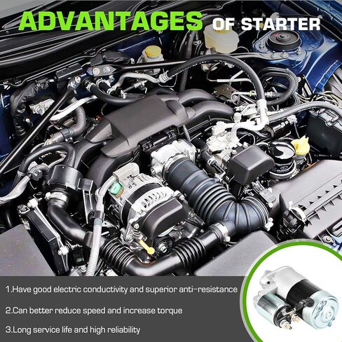 Starter Compatible with Hyundai Elantra 1996-2006 Tiburon 1997-2006 Tucson 2005-2009 KIA Spectra 2004-2006 410-40044 410-40013 36100-23100 36100-23150 36100-23160 in Saudi Arabia