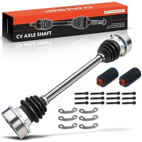 A-Premium Pair (2) Rear CV Axle Shaft Assembly Compatible with Porsche 924 1987-1988, 944 1985-1991 & Volkswagen Vanagon 1983-1991, Driver and Passenger Side, Replace# 94433203801, 95133203802