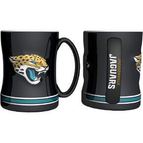 Boelter Brands NFL Jacksonville Jaguars 291682 Coffee Mug, Team Color, 14 oz