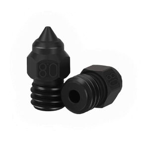 CR6 SE Hardened Steel Nozzle High Temperature Resistance M6 Thread MK8 Nozzles for CR-6 SE Ender 3 S1 /pro/v2 Ender 5 CR10 (0.4mm)¡­