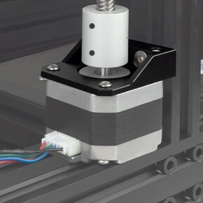 UniTak3D Z Axis Stepper Mount Ender 3 Bracket Nema 17 Motor Mounting L-Shape Plate Aluminum Alloy for Ender 3 S1,Ender 3 V2/Neo,Ender 3 Pro,Ender 3/Neo,CR10 Smart Pro,CR10S Pro V2 3D Printers