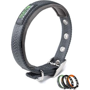 Mighty Paw Ultra Soft Dog Collar - Ultimate Comfort With Neoprene Padding - All-Metal Adjustable Buckle For Large And Small Dogs - Heavy-Duty Hardware For Long Lasting Durability - Stay Safe & Visible
