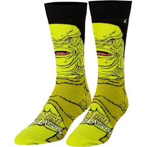 Odd Sox, Horror Movie Classics, Halloween Creature Monster Socks for Men