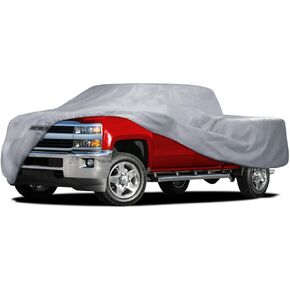 Motor Trend All Weather Waterproof Truck Cover for Outdoor Use UV Rain Wind & Snow - Medium (M101)