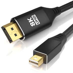 8K Mini DisplayPort to DisplayPort Cable