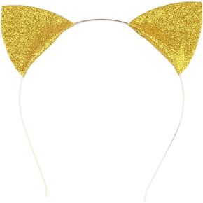 Cute Fashion Glitter Cat Ears Headband Cosplay Makeup Ball Festival Party Headband Kitten Ears Headband