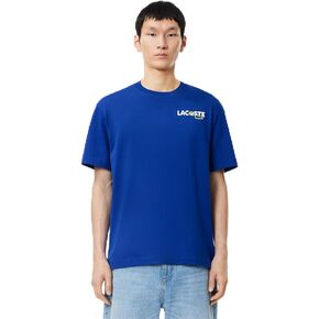 Lacoste Men's Short Sleeve Classic Fit Tee Shirt W/Graphics on Back