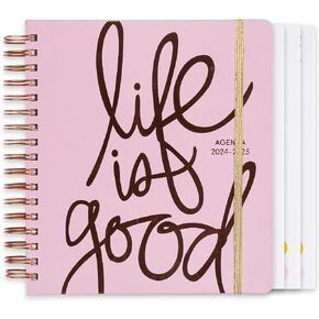 Votum 18 Month Planner 2024-2025 - July 2024- Dec 2025 Planner- Daily, Weekly Planner and Monthly Planner - December, Life Is Good Weekly Planner 2024 with 3 Sticker Sheets - 2024 Calendar Planner