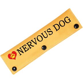 PWHAOO Nervous Dog Leash Wrap Rescue Dogs Anxious Dogs Leash Sleeve Scared Dogs Leash Wrap (Nervous Dog Sleeve)