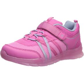 Stride Rite 360 Boy's Rocky Girl's and Boy's Washable Light-Up Sneaker Shoe, Pink, 8 M US Toddler