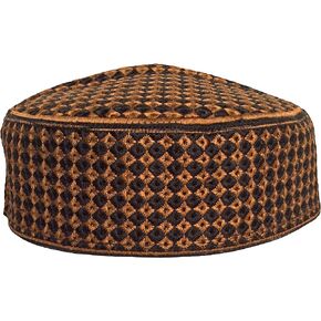 Kufi Men's Unisex Skull Cap Women's Designer Solid Hat with Hand Embroidery Kufi Caps Knitted Beanie Summer Headwear