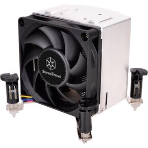 SilverStone Technology AR09-115XP 2U Rackmount Server/Small Form Factor Intel CPU Cooler with Push Pin Design