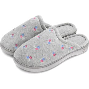 Women's Non-slip Plush Home Slippers, Memory Foam Slippers, Long Plush Bedroom Shoes for Sweeping Floors, Indoor and Outdoor Warmth, with Faux Fur Lining.
