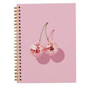 JWVK Trendy Preppy Pink Heart Aura Notebook,Trust the Process,Motivational Danish Pastel Notebook Journal for Teen Girl Dorm Work Office School Student Teacher,Hardcover Spiral Notebook 5.5x8.3