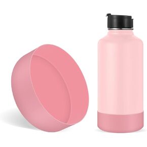 Linkidea Water Bottle Boot Compatible with Iron °Flask Wide Mouth/Narrow Mouth 64oz, Silicone Bottle Bottom Sleeve Cover Protector, Bottle Bumper