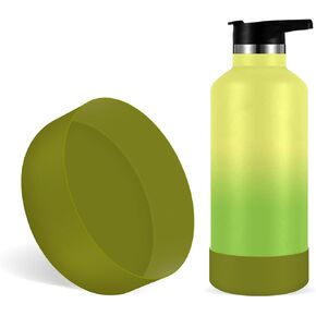 Linkidea Water Bottle Boot Compatible with Iron °Flask Wide Mouth/Narrow Mouth 64oz, Silicone Bottle Bottom Sleeve Cover Protector, Bottle Bumper
