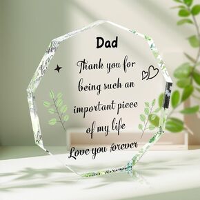 Fathers Day Dad Gifts for Dad Acrylic Fathers Day Dad Gifts from Daughter Son Wife Dad Fathers Day for Dad for Dad Gifts for Dads Birthday Gifts for Dad Birthday Gifts from Daughter