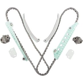 BOXI Timing Chain Kit fits for Ford Crown Victoria E-150 E-250 Expedition Explorer F-150 for Mercury Grand Marquis Mountaineer 2000-2011 | V8 4.6L Eng. Code 6 8 9 H W V | OE# 9-0387SGX TK3020 TS20387B