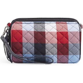 Verabradley Womens All In One Crossbody Purse With Rfid Protection, Cotton