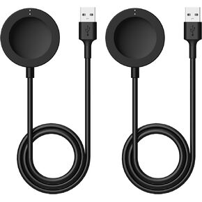 2PACK Charger Dock Compatible with Fossil Gen 5 Charger for Fossil Gen 4, Gen 5, Gen 5E, Gen 6 & Charging Cable for Fossil Gen 4 5 5E 6 Smart Watch