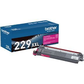 Brother Genuine TN229XXLM Magenta Super High Yield Printer Toner Cartridge - Print up to 4,000 Pages(1), Compatible with HL-L3295CDW, HL-L8245CDW, MFC-L3780CDW, and MFC-L8395CDW Printers