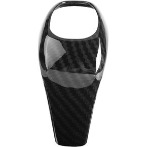 Fydun for BMW X1 F48 Carbon Fiber Style Car Gear Shift Head Cover Trim for BMW X1 F48 2 Series F46 2015-2018