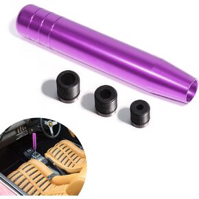 7 Inch Aluminum Alloy Shifter knob Universal Gear Shifter Knobs with Adapter Fits Most C