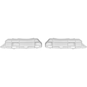 Set of 2 Driver & Passenger Side Front Bumper Cover Spacer Bracket Replacement For 2005-2010 Honda Odyssey White Textured HO1042109 HO1043109 71198SHJA00 71193SHJA00
