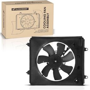A-Premium Right Engine Radiator Cooling Fan Assembly Compatible with Select Honda Models - CR-V CRV 2015-2016 - Replace# 386155LAA01, 38611RMXA51