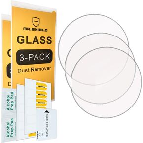 Mr.Shield [3-PACK] Designed For Samsung Gear S2 Smartwatch [Tempered Glass] Screen Protector [0.3mm Ultra Thin 9H Hardness 2.5D Round Edge] with Lifetime Replacement
