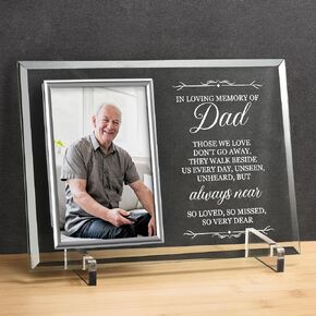 Bereavement Gifts for Loss of Dad, Memorial Picture Frame for Loss of Father, Sympathy Gifts for Loss of Dad, Condolence Gift