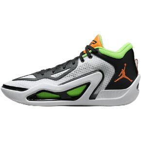 Tatum 1 Basketball Shoes (DZ3324-108, White/Black/Green Strike/Total Orange) Size 11.5