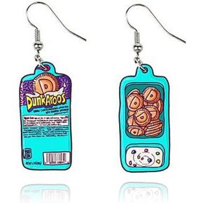 Cassette Tape Earrings for Women Girls Funny Acrylic Colorful 80s 90s Neon Retro Lightweight Statement Dangle Earrings Cosplay Party Jewelry Gifts Accessories